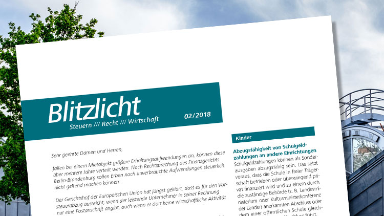 Blitzlicht Ausgabe März 2018 erschienen