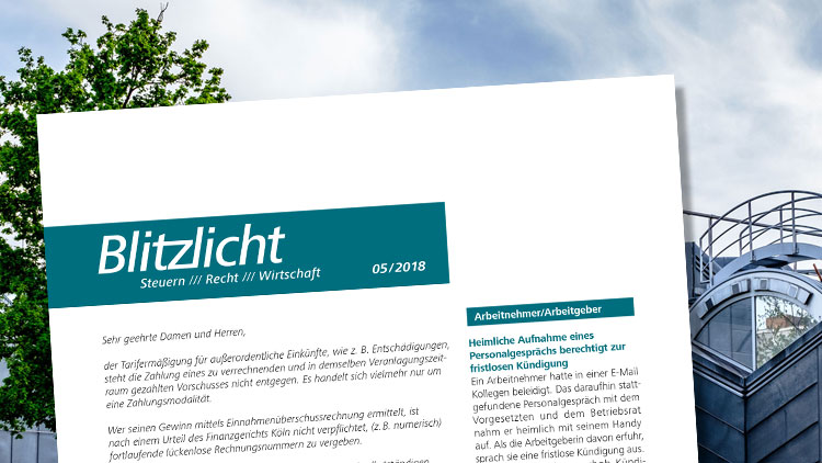 Blitzlicht Ausgabe Mai 2018 erschienen