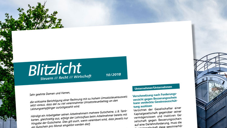 Blitzlicht Ausgabe Oktober 2018 erschienen