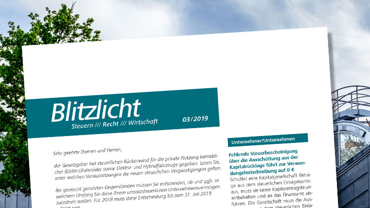 Blitzlicht Ausgabe März 2019 erschienen