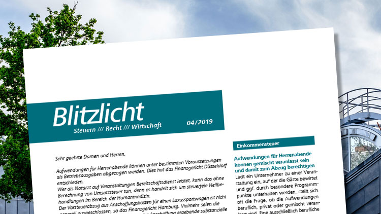Blitzlicht Ausgabe April 2019 erschienen