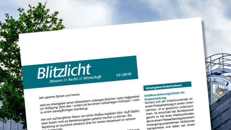 Blitzlicht Ausgabe Dezember 2019 erschienen
